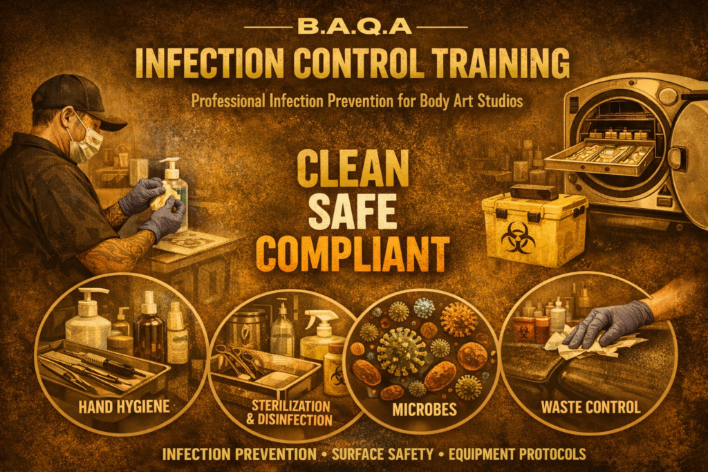 Professional Infection Prevention for Body Art Studios